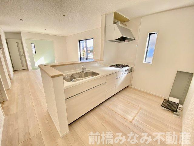 【新築】前橋市関根町第3　限定1棟　クレイドルガーデン　新築建売のキッチン|キッチンです