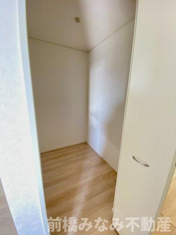 【新築】前橋市関根町第3　限定1棟　クレイドルガーデン　新築建売の収納|大きなスペースがあり、収納には困りません