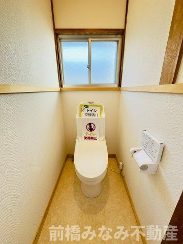 【中古】前橋市龍蔵寺町　３LDKのトイレ|トイレもきれいです