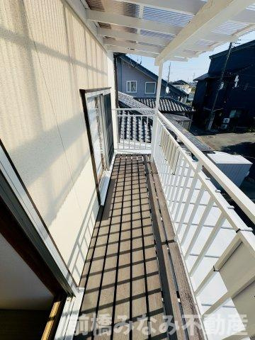 【中古】前橋市龍蔵寺町　３LDKのバルコニー|陽当たり良好なバルコニーです