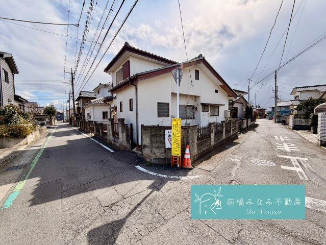 【建築条件無し土地】前橋市龍蔵寺町　角地約61坪、解体更地渡し、確定測量後渡し