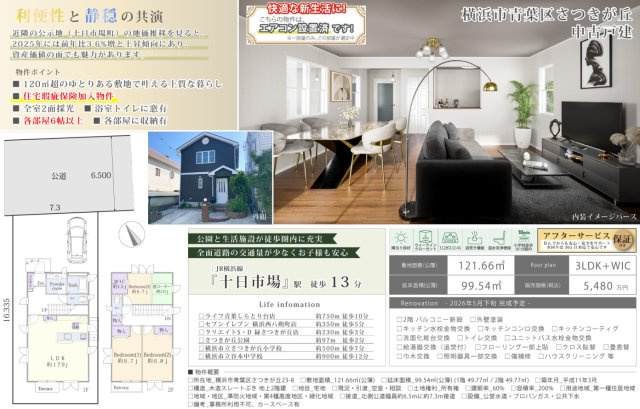 横浜市青葉区さつきが丘 中古戸建て【仲介手数料無料】の間取り