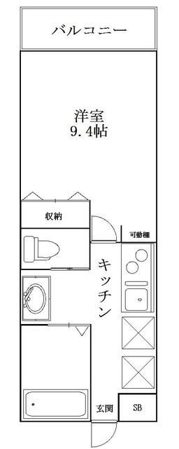 センチュリーオークＢ棟の間取り