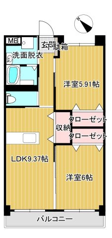 リバーサイド串間天神の間取り