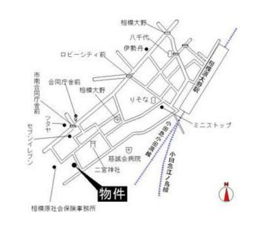 コンフォート・カキシマの地図