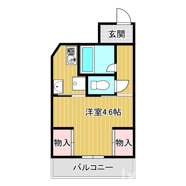 ルミナス岸部の間取り
