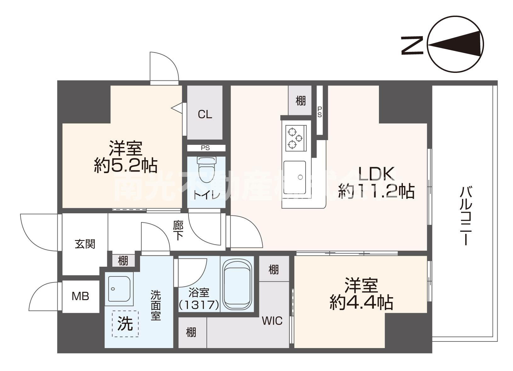 ハイラインⅤの間取り