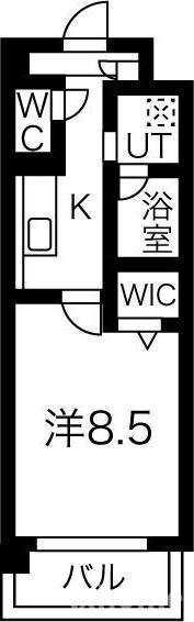 リラクシア千里の間取り|便利な収納スペースです