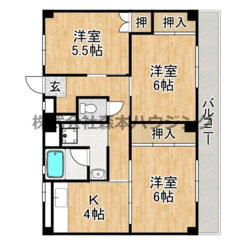 【間取り】 | 　ビレッジハウス春日Ⅰ　1号棟