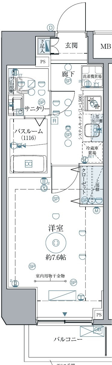クレヴィスタ西巣鴨の間取り
