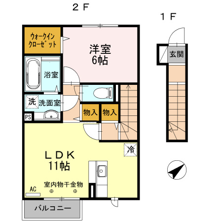 リヴェールの間取り