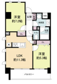 【間取り】 | ブランシエスタ山科大塚