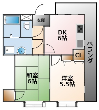 【間取り】 | ゴーディ甲子園１番館