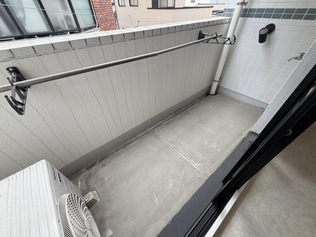 ブルービー田辺駅前のバルコニー