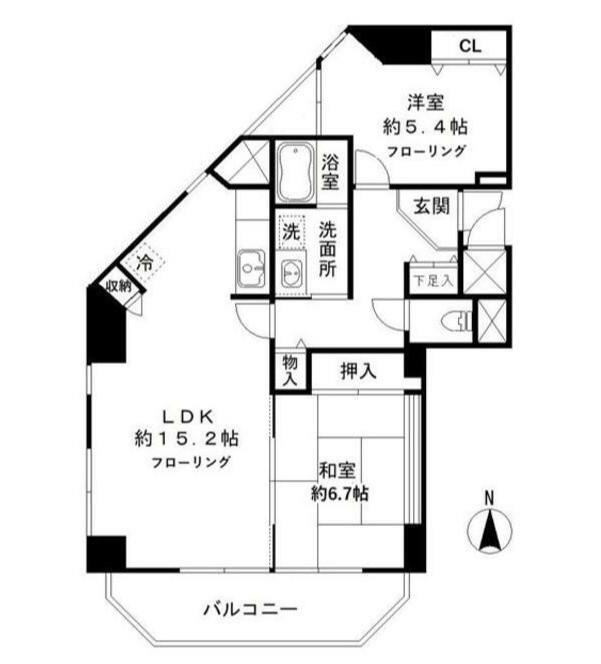 クレスト和泉の間取り