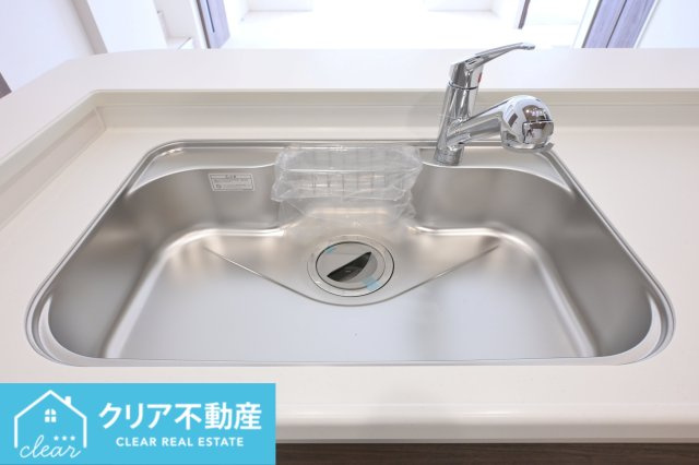 【キッチン】 | 桐生市相生町1丁目　ブルーミングガーデン | 傷や錆に強いステンレスシンク