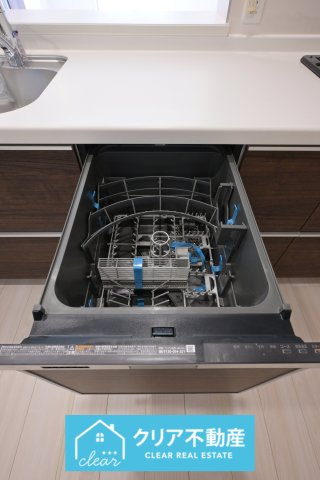 【キッチン】 | 桐生市相生町1丁目　ブルーミングガーデン | 食洗器付きで家事も時短に！