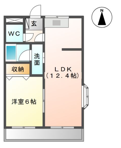 プロニティ小森野Ⅱの間取り