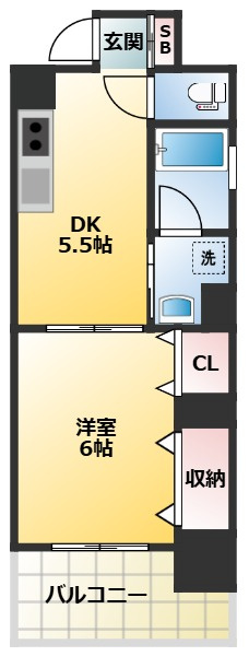 リヴドピエールの間取り