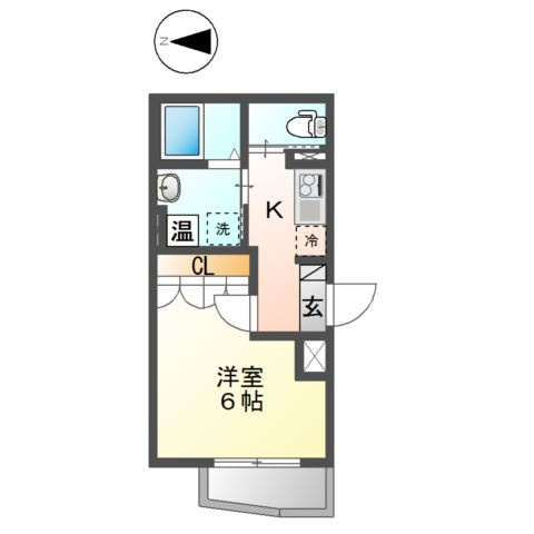 クレア上落合の間取り