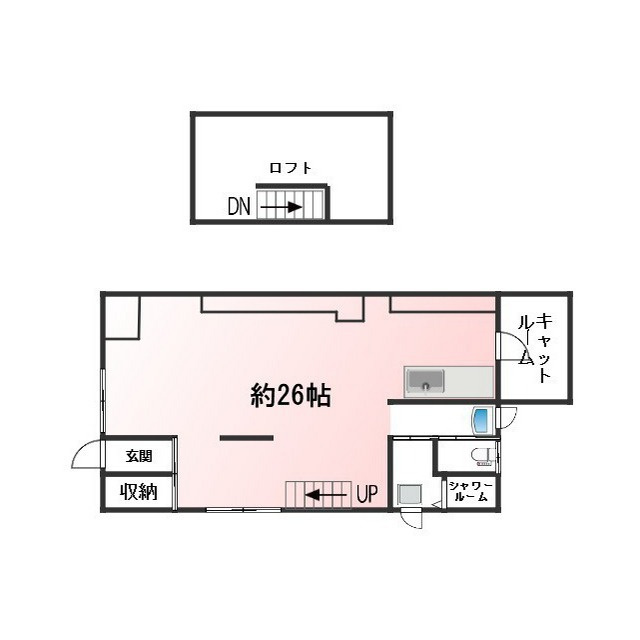 岐阜市粟野西７丁目の一戸建ての間取り