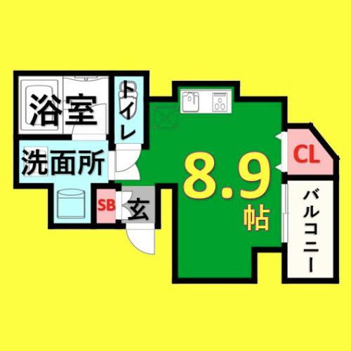 AVANTI　johoku　名古屋市賃貸　仲介手数料無料の間取り