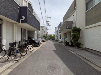 【前面道路含む現地写真】 | 前面道路西側　幅員は4.7ｍです！
