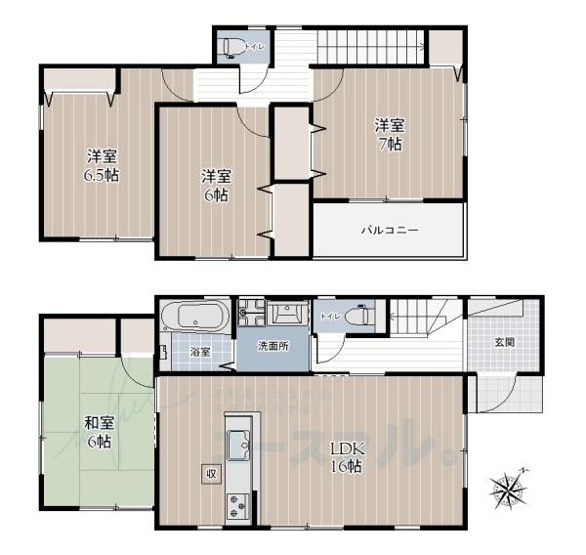 【間取り】 | 専有面積:98.01平米　間取り:3SLDK！