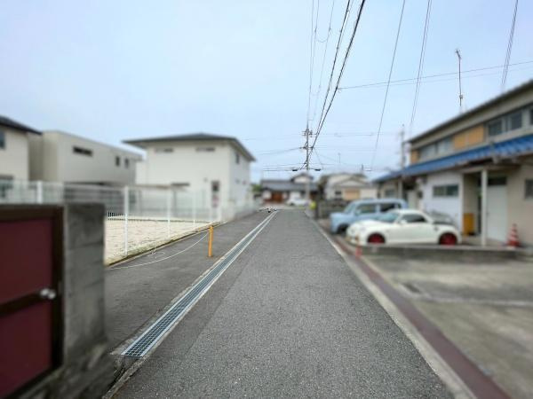 和歌山市有家　土地の前面道路含む現地写真