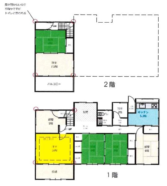 岡崎市鴨田町・中古戸建の間取り|間取り図です