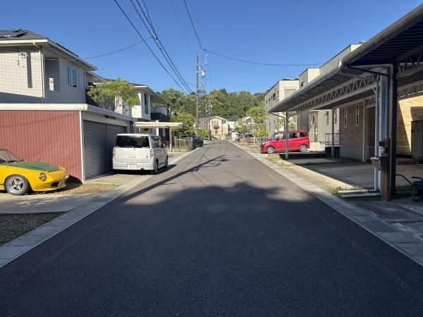 岡崎市田口町・中古戸建の前面道路含む現地写真|前面道路です。