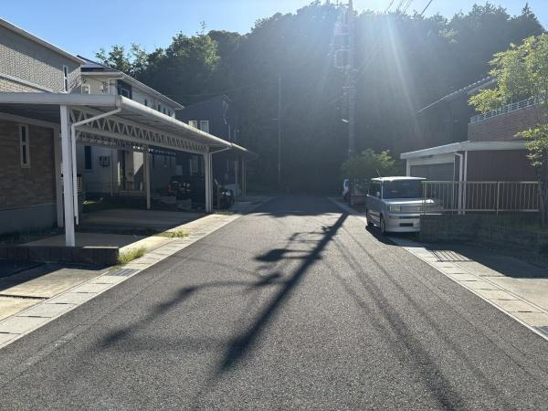 岡崎市田口町・中古戸建の前面道路含む現地写真|前面道路です。