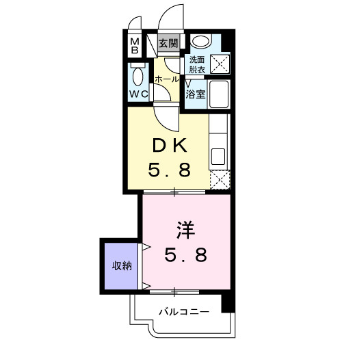 ラフィネＴ．Ｍ．Ｉの間取り