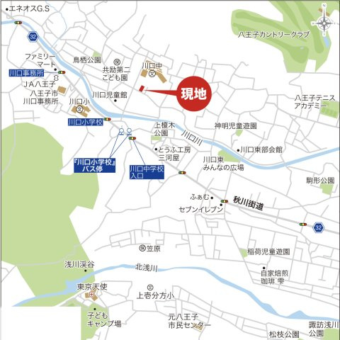 『八王子市土地』八王子市川口町2589-1【仲介手数料無料】の地図|～仲介手数料無料☆八王子ひなた不動産～八王子市川口町　売地
