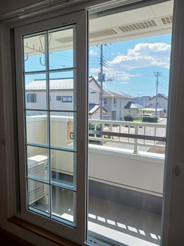 シイナハイツⅡのバルコニー