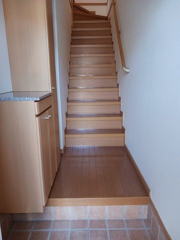 シイナハイツⅡの玄関