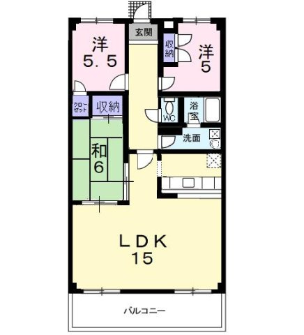 アムール和泉の間取り