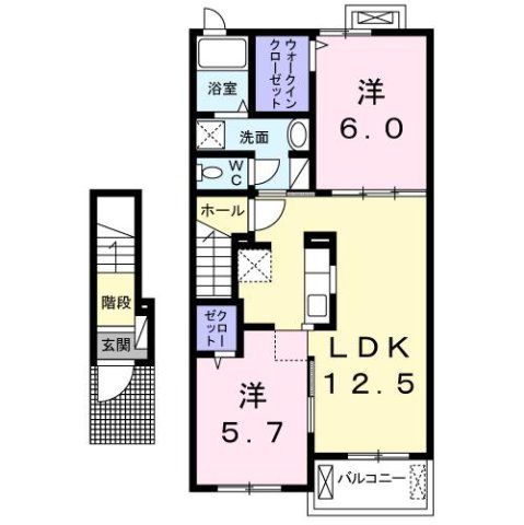 レオン　Ⅰの間取り