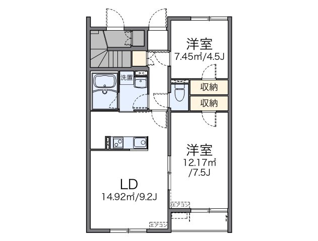 レオネクストペリドⅠの間取り