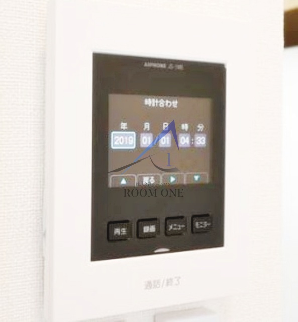 シェルサンキエム堀切のセキュリティ|モニター付きインターホンです。