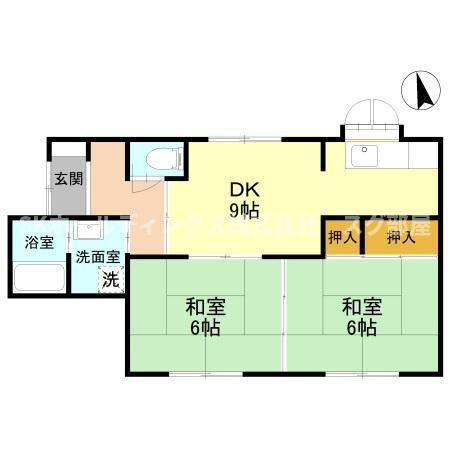 宮津市吉原戸建て　１の間取り