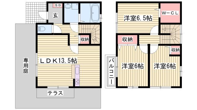 ジュネス辻井の間取り