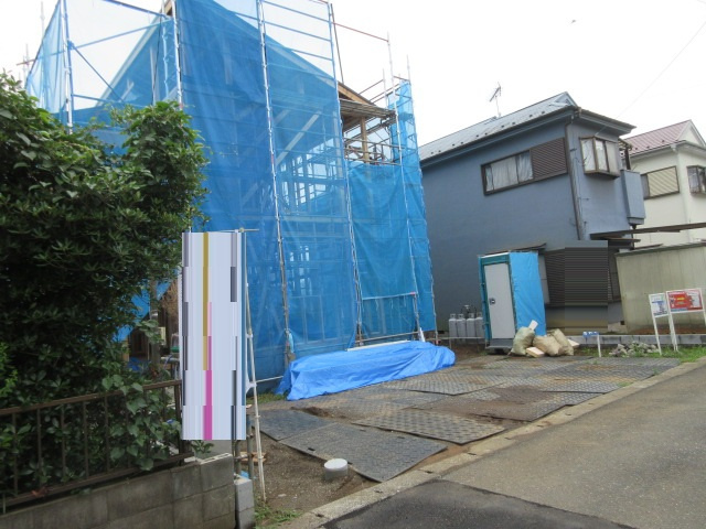 【仲介手数料無料】新築戸建　滑川町月輪934-27（全1棟）の前面道路含む現地写真