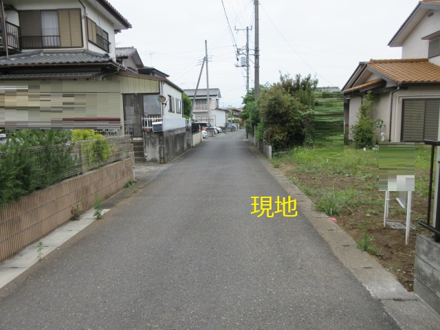 【仲介手数料無料】新築戸建　滑川町月輪934-27（全1棟）の前面道路含む現地写真
