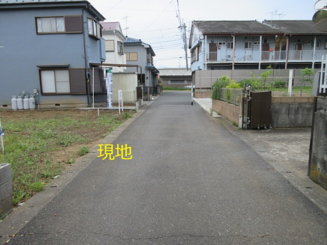 【仲介手数料無料】新築戸建　滑川町月輪934-27（全1棟）の前面道路含む現地写真