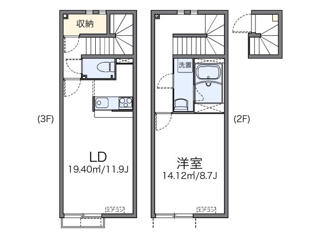 【間取り】 | レオネクスト蓮