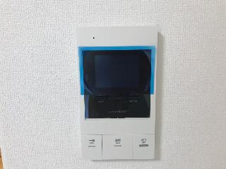 ファインヴィラⅨ（ナイン）増築新築工事のセキュリティ|カメラ付インターホン（イメージ）