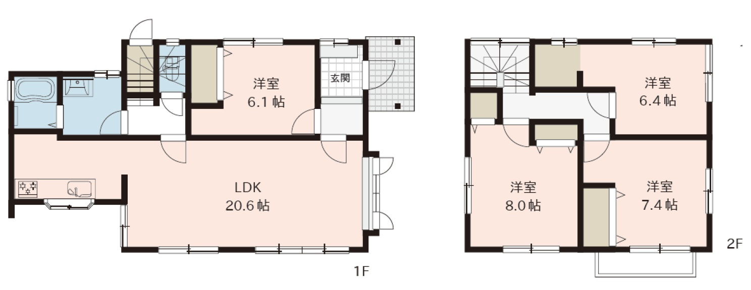 三郷明盛　中古住宅の間取り