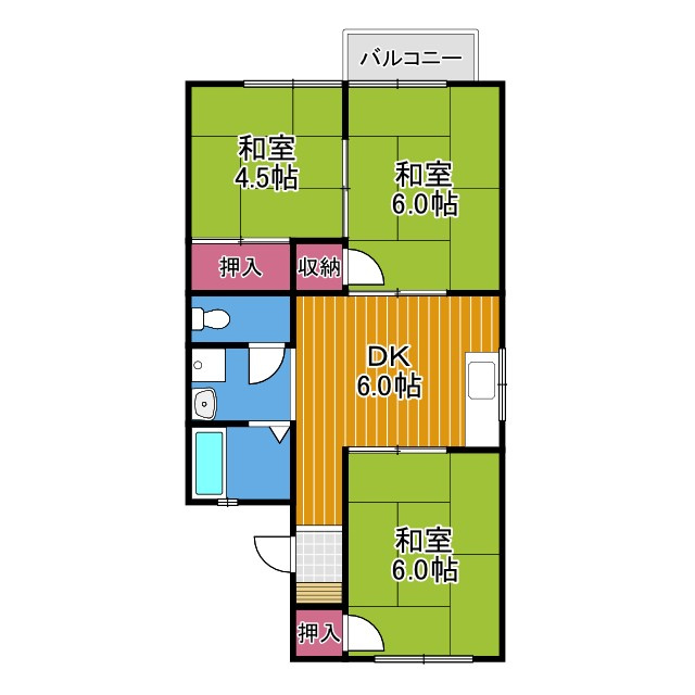 シャトードイワネH号館の間取り