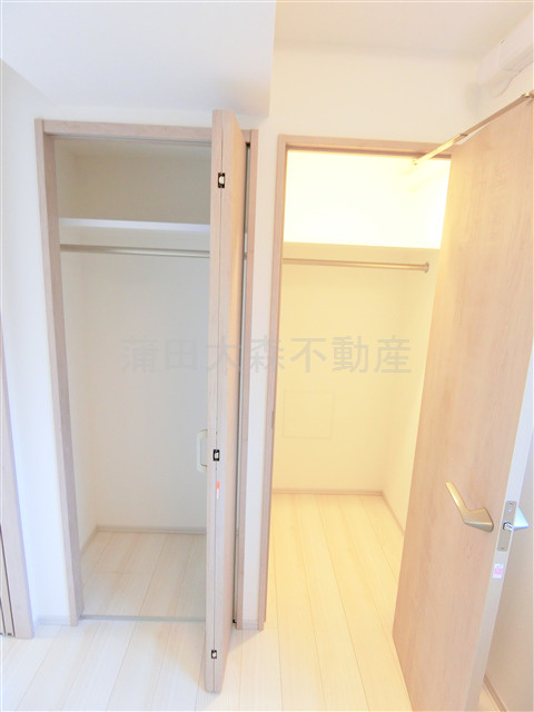 S-RESIDENCE大森bresaの収納|洋室4.2帖の収納　ウォークインクローゼット